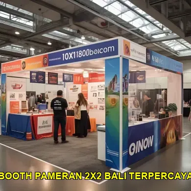 booth pameran 2x2 bali terpercaya